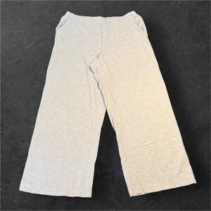 Joe Fresh Linen Blend Women's Wide Leg Pants Tan sz L